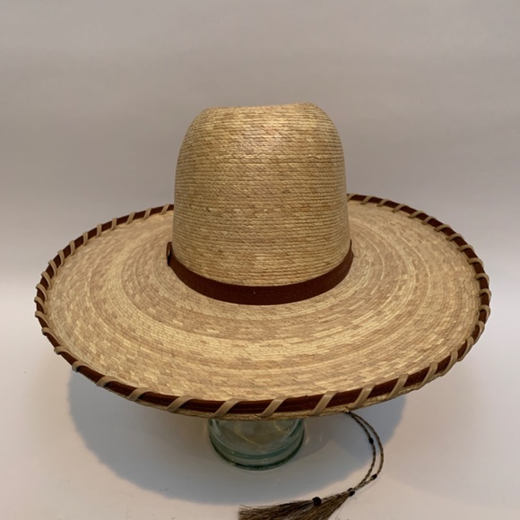 Atwood Cowboy Western Hat La Ranchera Hat Size 7 Horse Hair Tassel Chin Strap main image 14